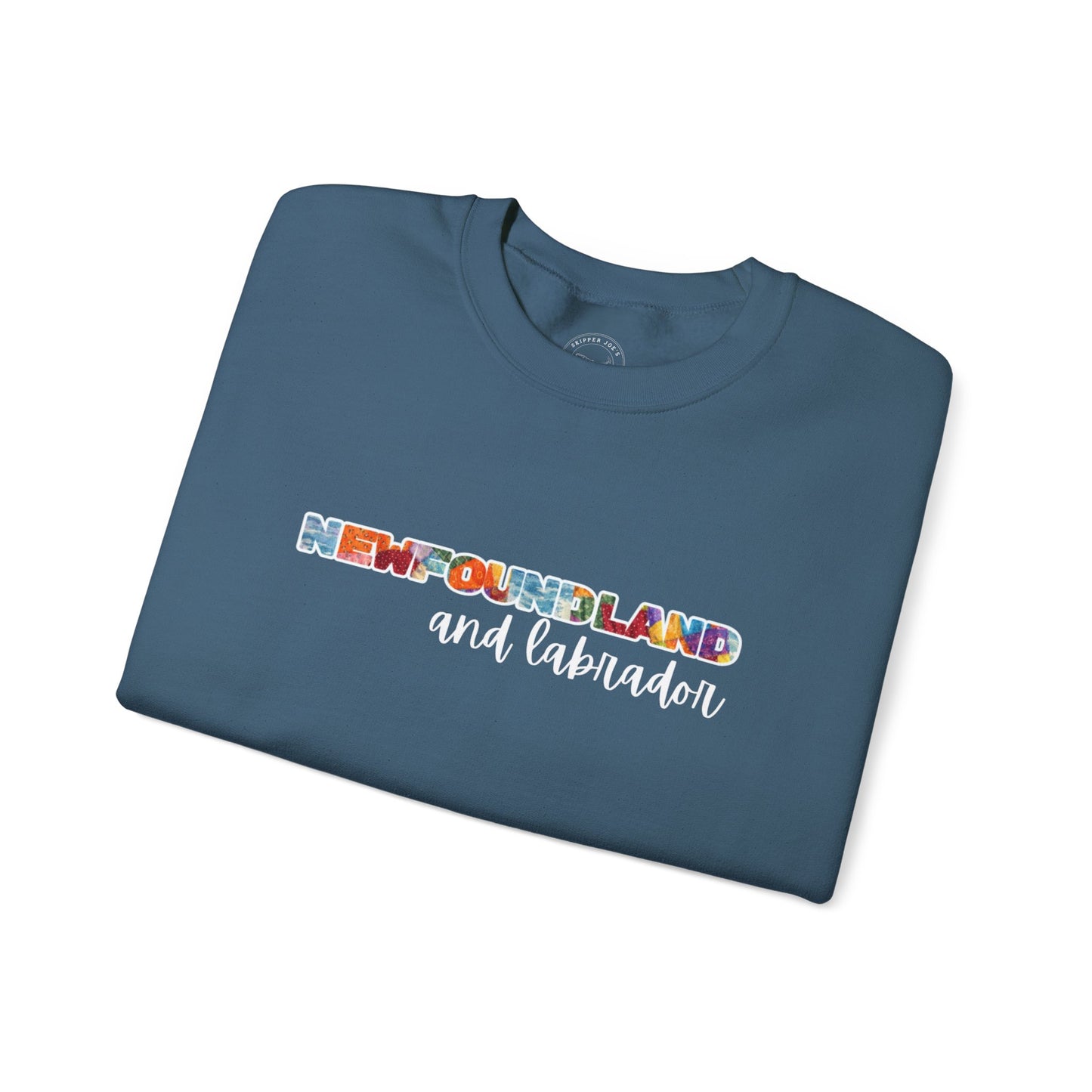 Patchwork Newfoundland & Labrador Crewneck Sweatshirts