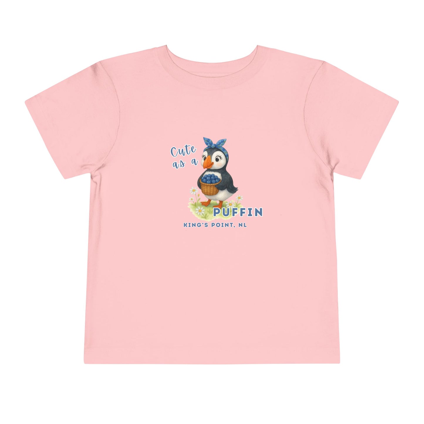 Cute as a Puffin Blueberry Toddler / Child Tshirt 2T-5T