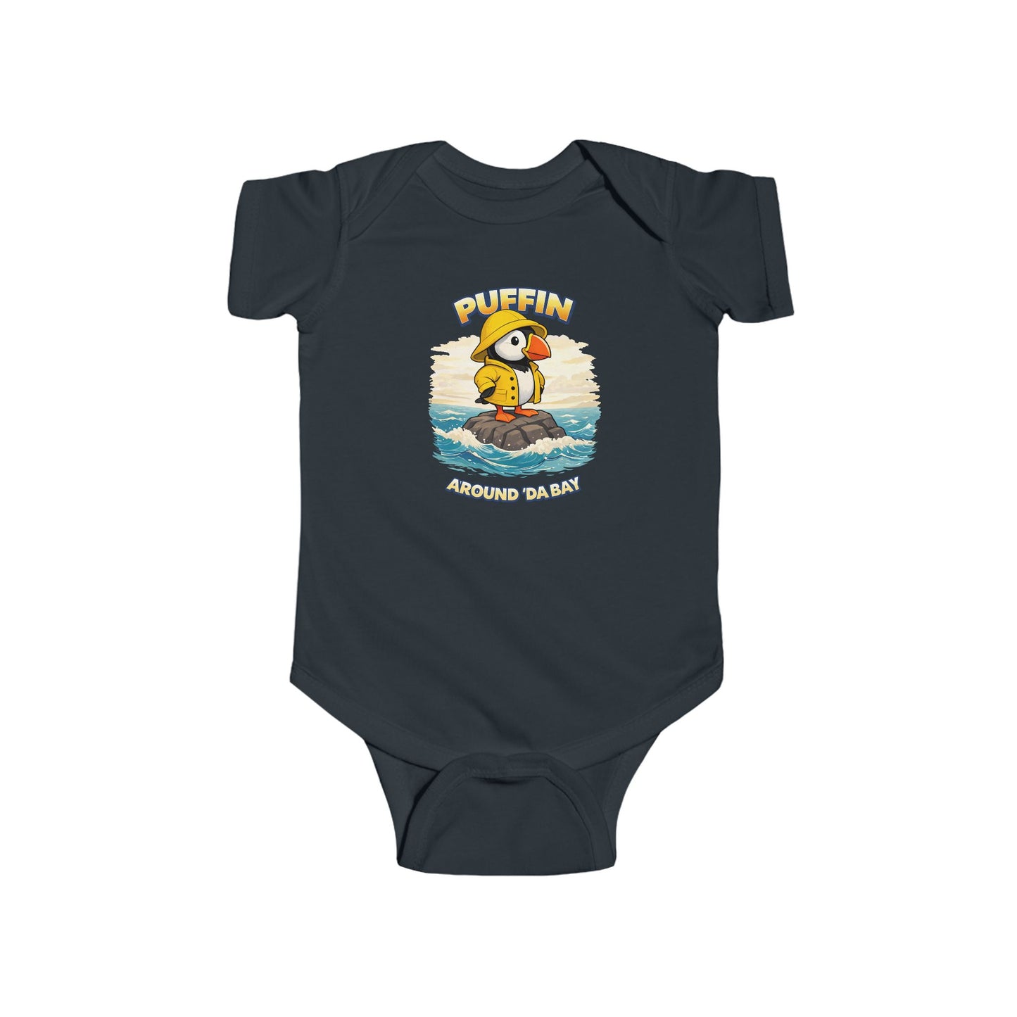 Puffin Around 'Da Bay Onesie NB - 24M