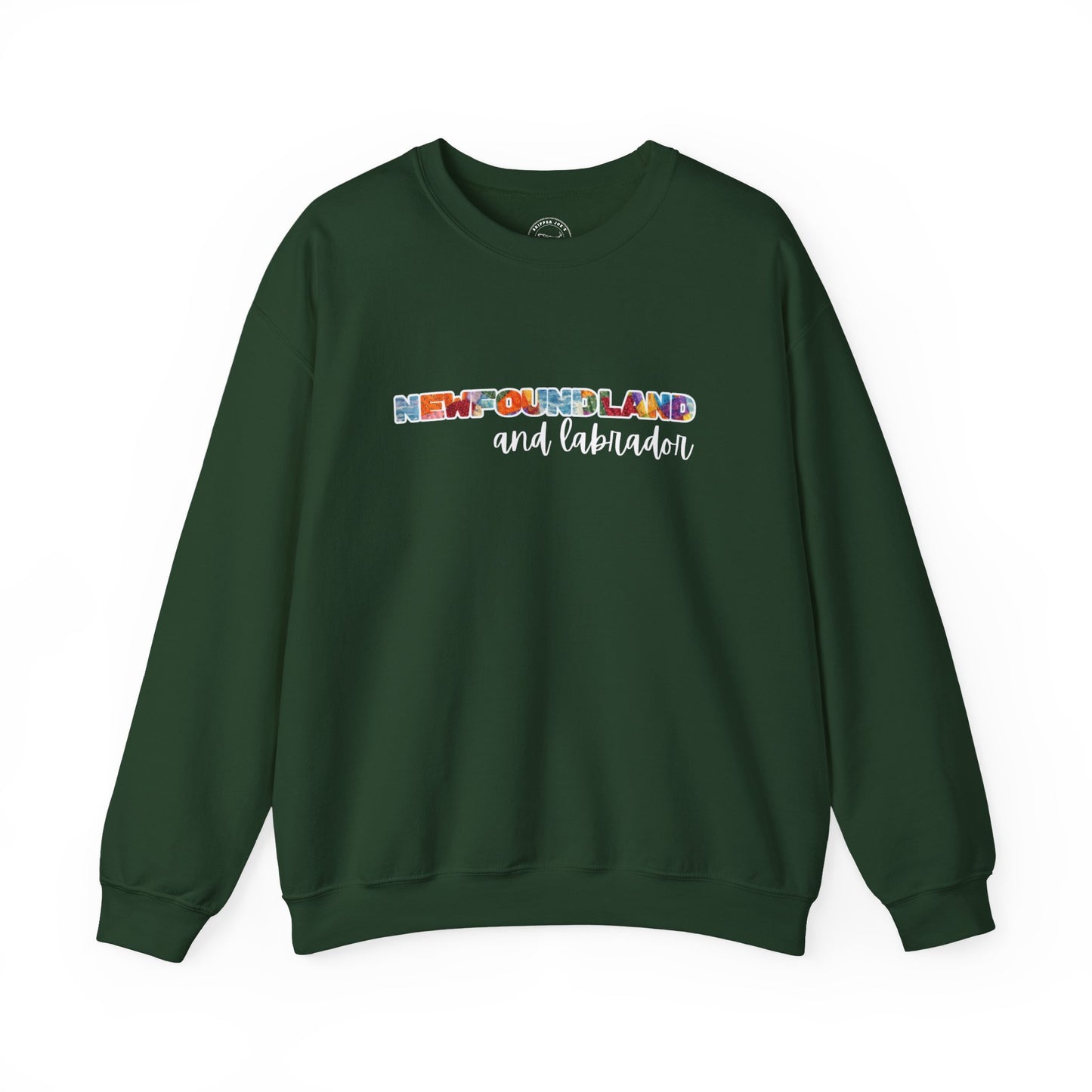 Patchwork Newfoundland & Labrador Crewneck Sweatshirts