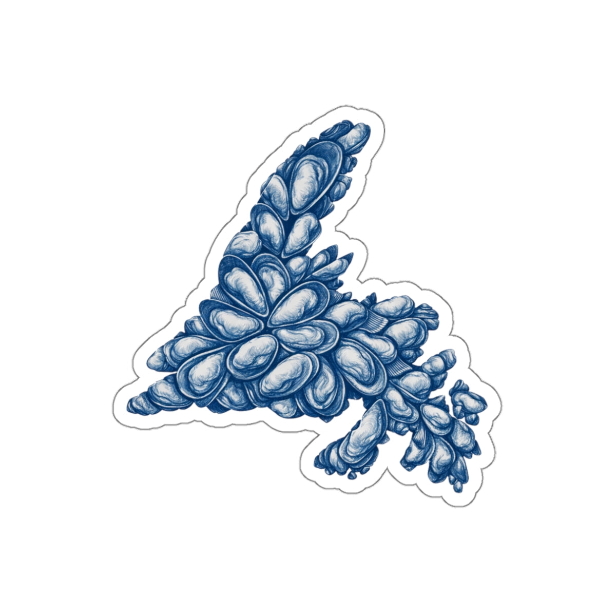 NEWFOUNDLAND Mussel Shell Sticker