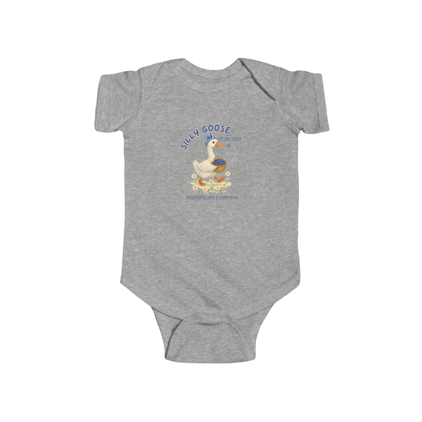 Silly Goose Blueberry Baby Onesie NB -24M