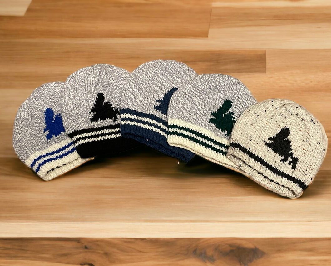 Newfoundland Map Knitted Hats