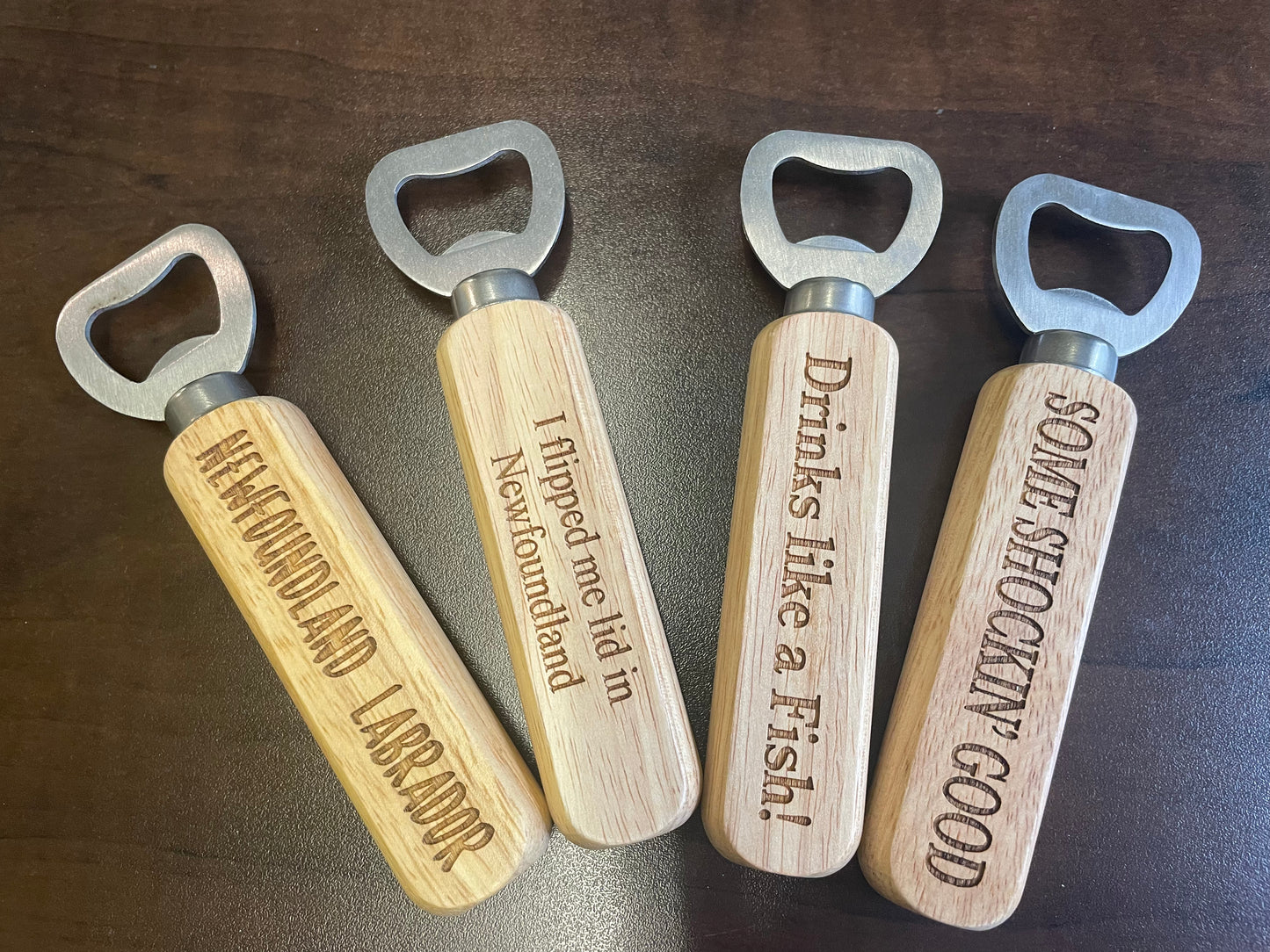 Laser Engraved Bootle Opener - 5 Styles