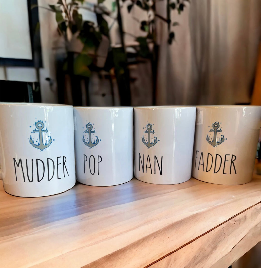 Family mugs - Mudder Fadder Nan Pop