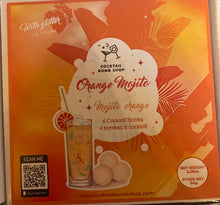Load image into Gallery viewer, Cocktail Bomb - Edible Glitter Orange Mojito - Box of 4