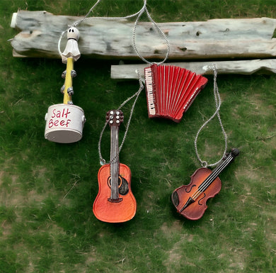 Newfoundland Kitchen Party Musical Instrument Ornament