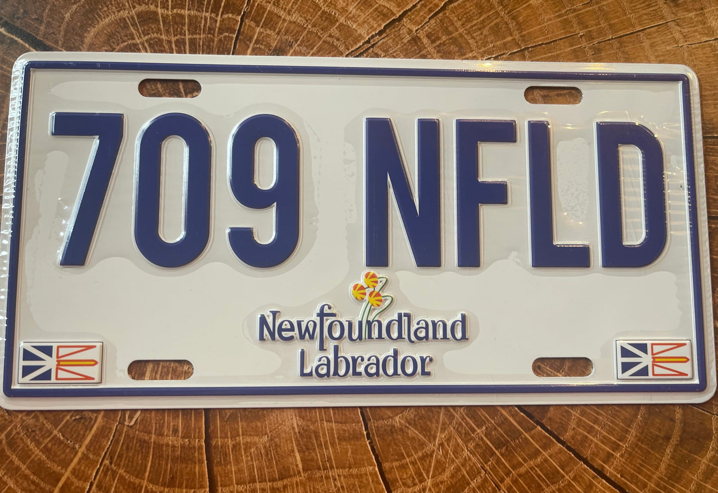 709 mini license plate