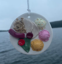 Load image into Gallery viewer, Newfoundland Cold Plate Clay Ornament