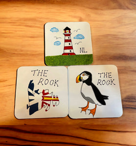 Hand painted NL Scene small coasters
