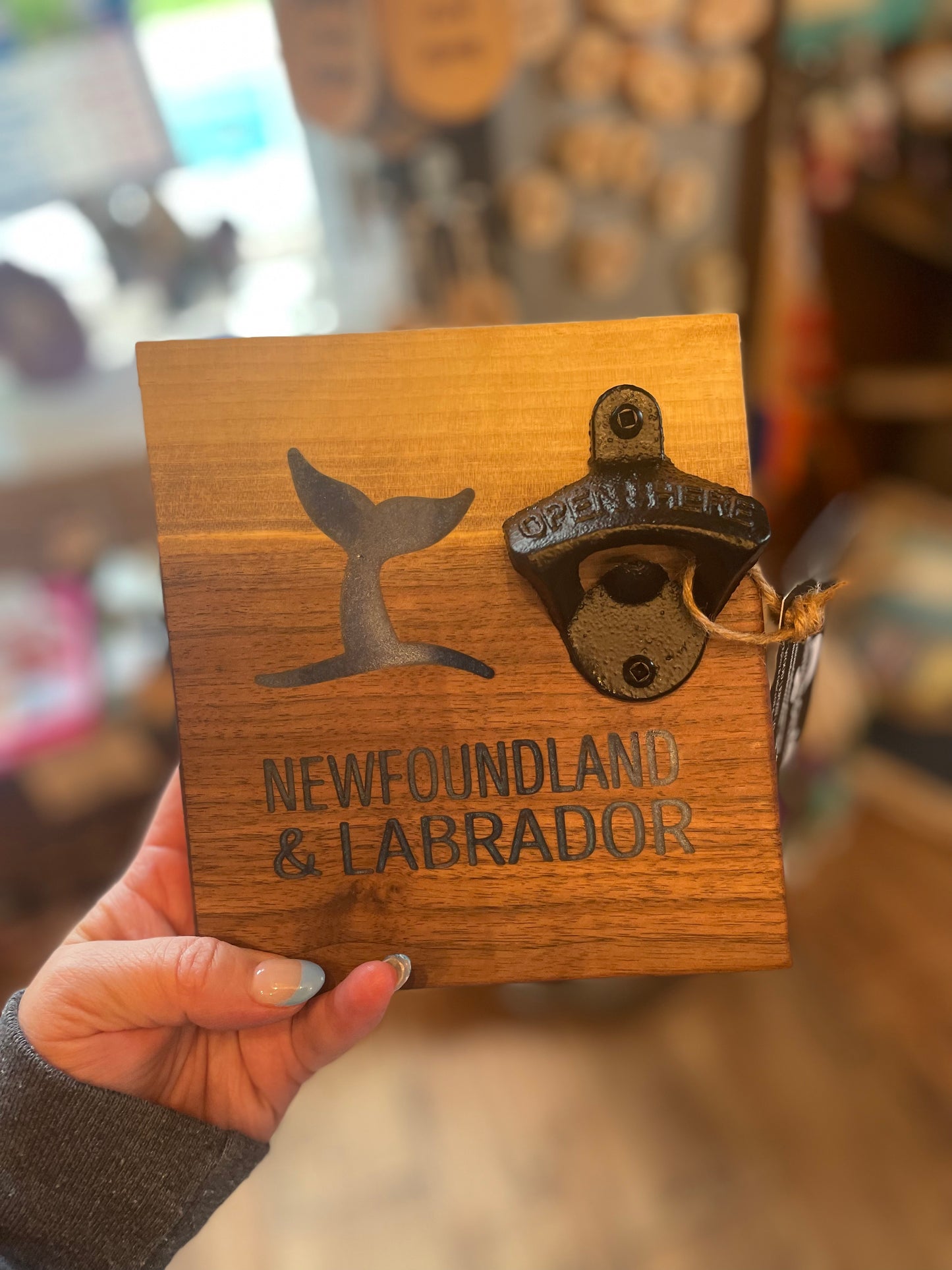 Newfoundland & Labrador Whale Epoxy Bottle Opener