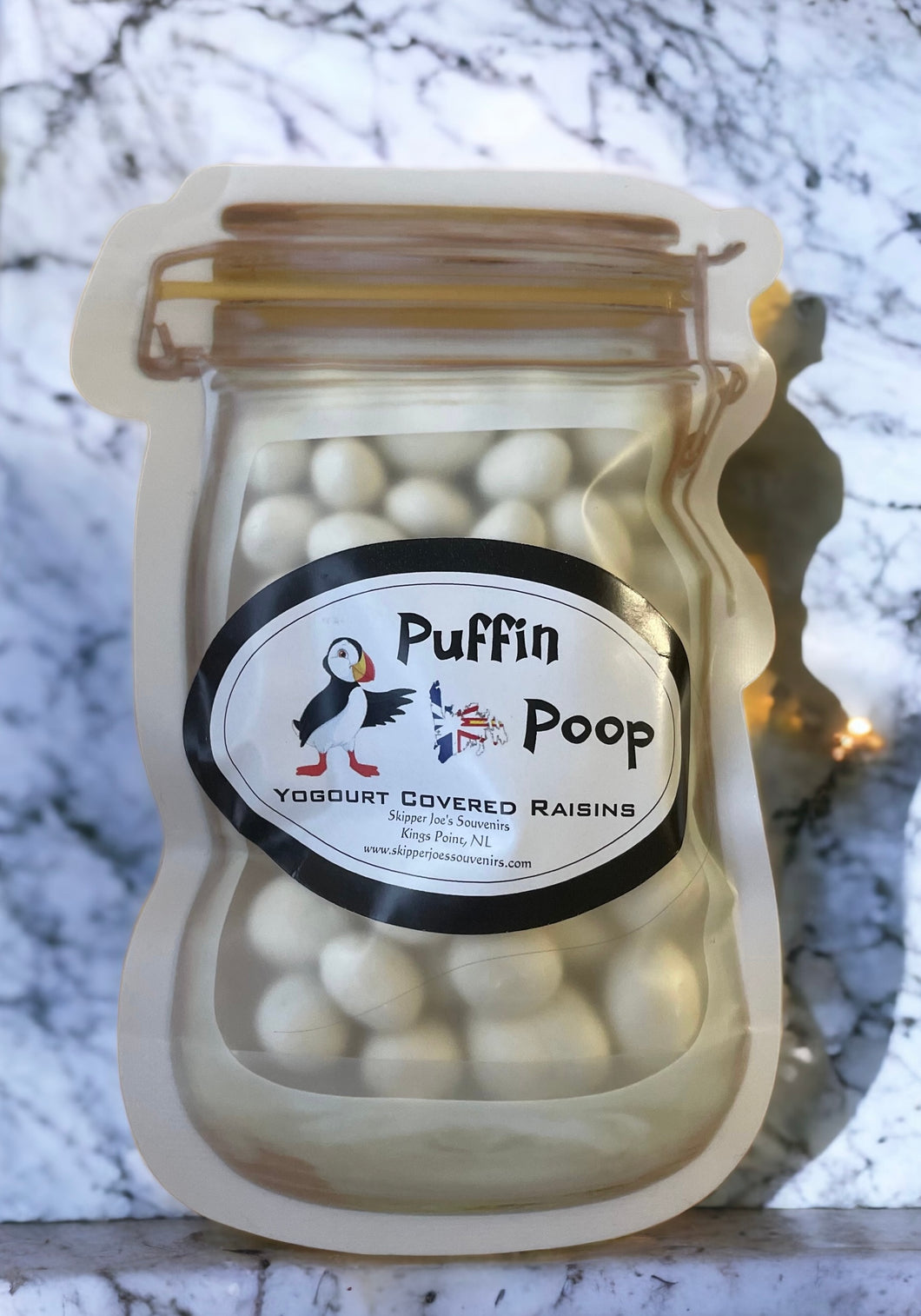 Puffin Poop - Yogourt covered raisins