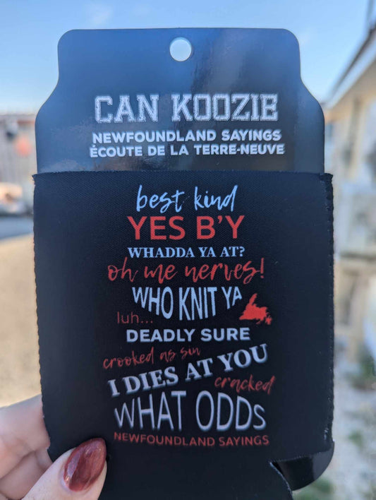 Newfoundland sayings can koozie