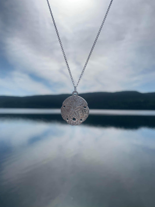 Sterling Silver Sand Dollar Necklace