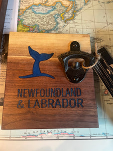 Newfoundland & Labrador Whale Epoxy Bottle Opener