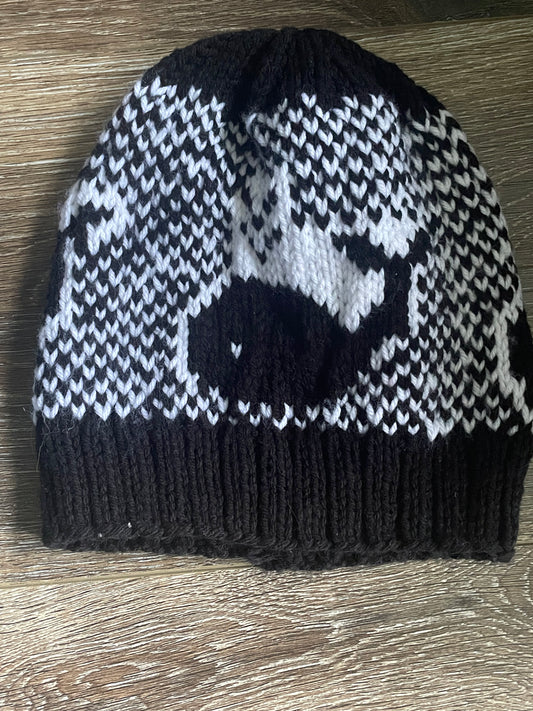 Ladies Whale Knitted Wool Hat - 5 colors