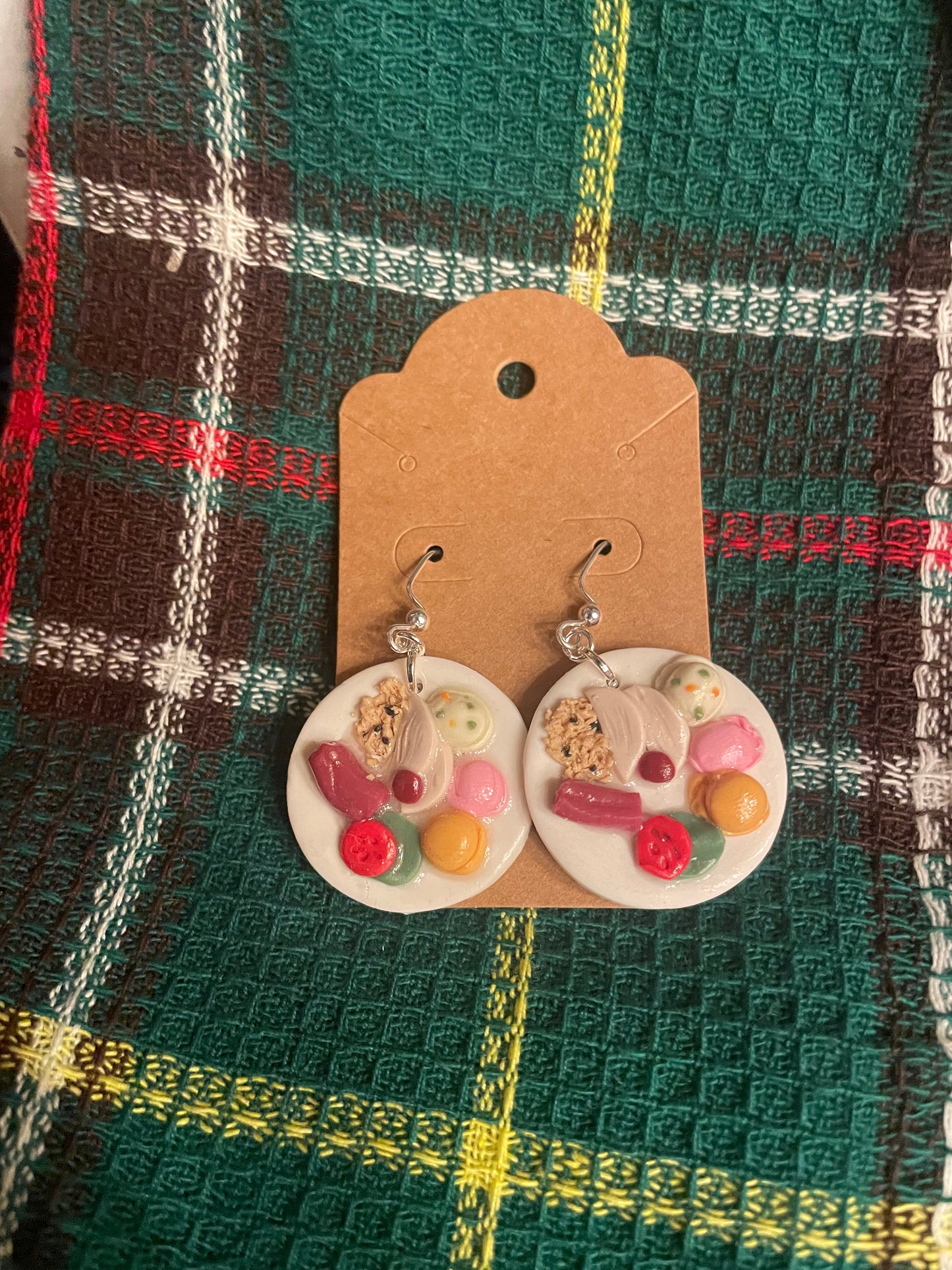 Newfoundland Cold Plate Clay Earrings