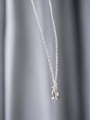 Sterling Silver Puffin necklace 18