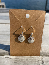 Load image into Gallery viewer, Sterling Silver Sand Dollar Earrings