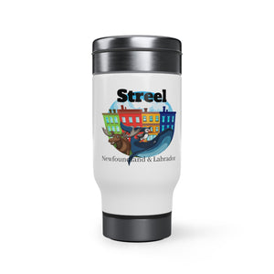 Newfoundland Sayings Stainless Steel Travel Mug with Handle 5 Options PP