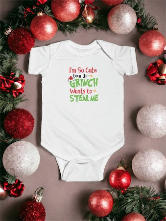 Grinch Baby Onesie NB-18m