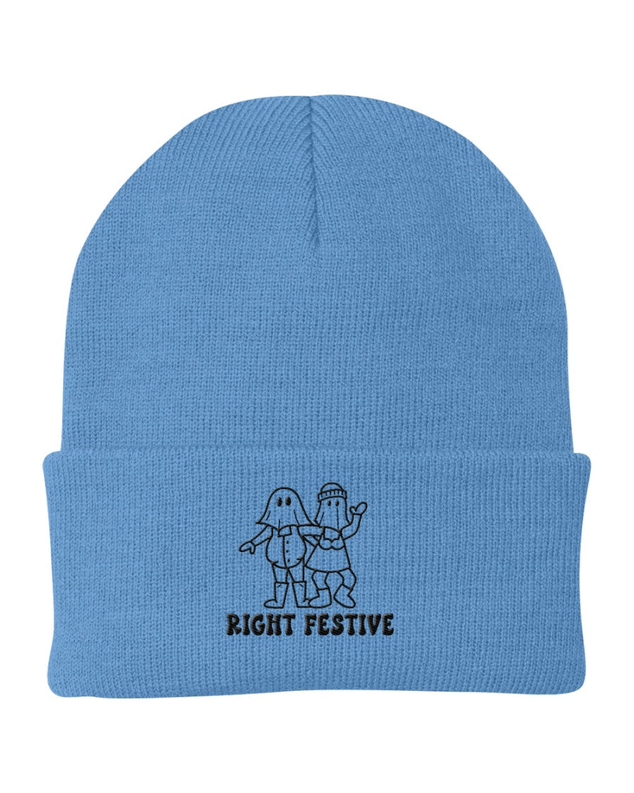 Right Festive Mummer Cuffed Beanie