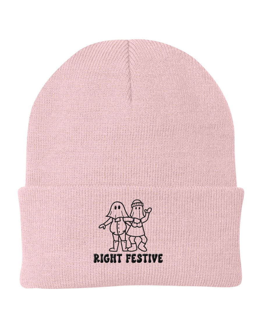 Right Festive Mummer Cuffed Beanie