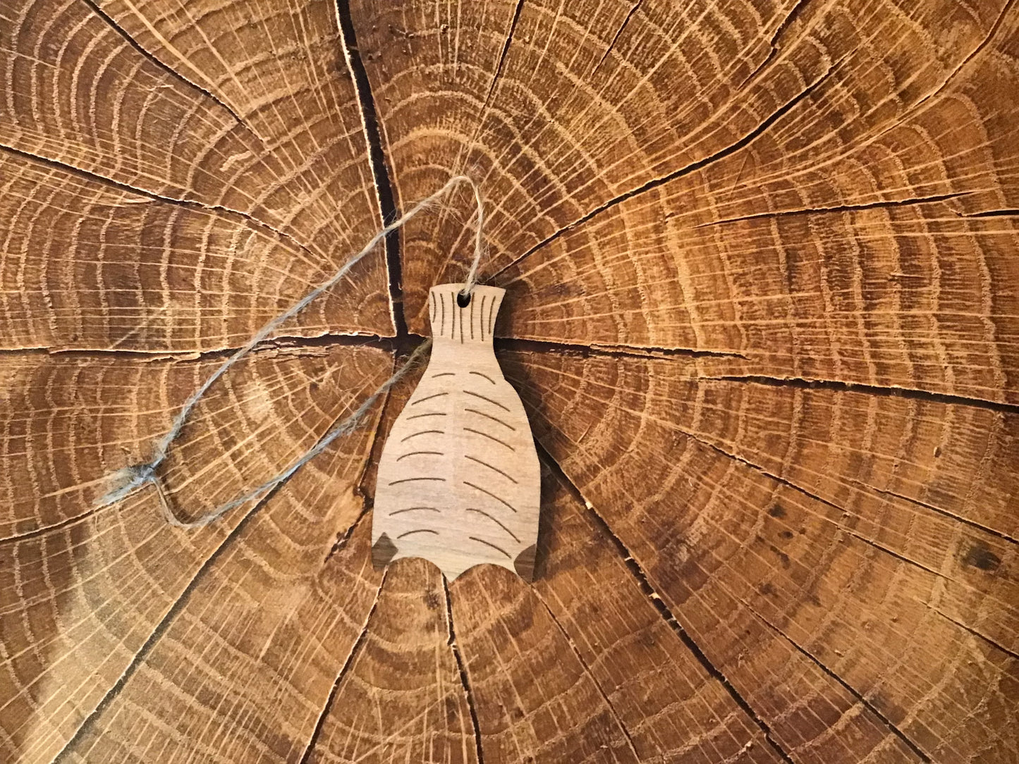 Wooden Salt fish ornament