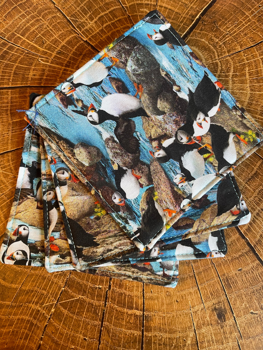 puffin coasters