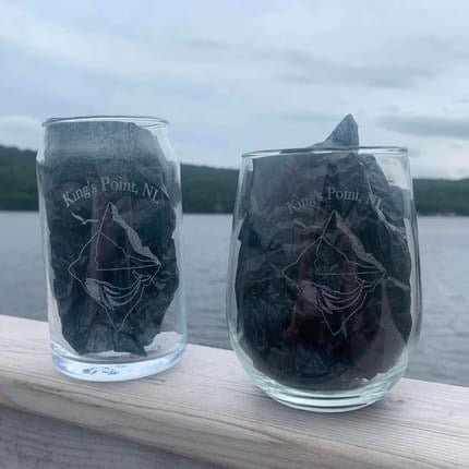 Kings point beer/wine glasses