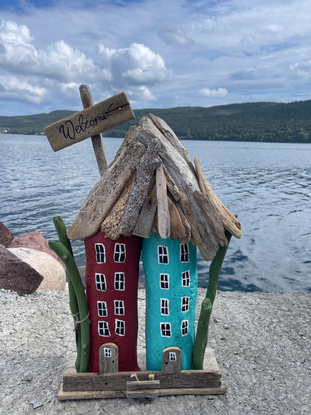 Driftwood welcome house