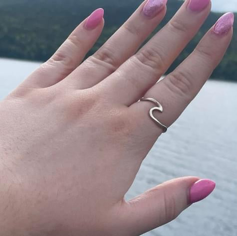 Sterling Silver Wave ring