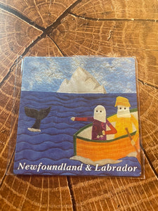 Mummer & Newfoundland Scenes Hand Drawn magnets  - 16 Styles