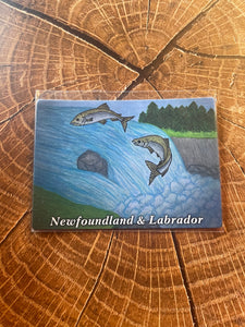 Mummer & Newfoundland Scenes Hand Drawn magnets  - 16 Styles