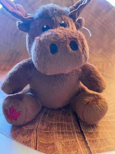 Maple moose stuffed animal