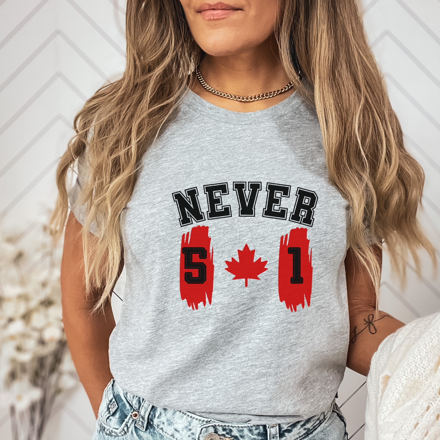 Proud Canadian NEVER 51 Unisex T-shirt