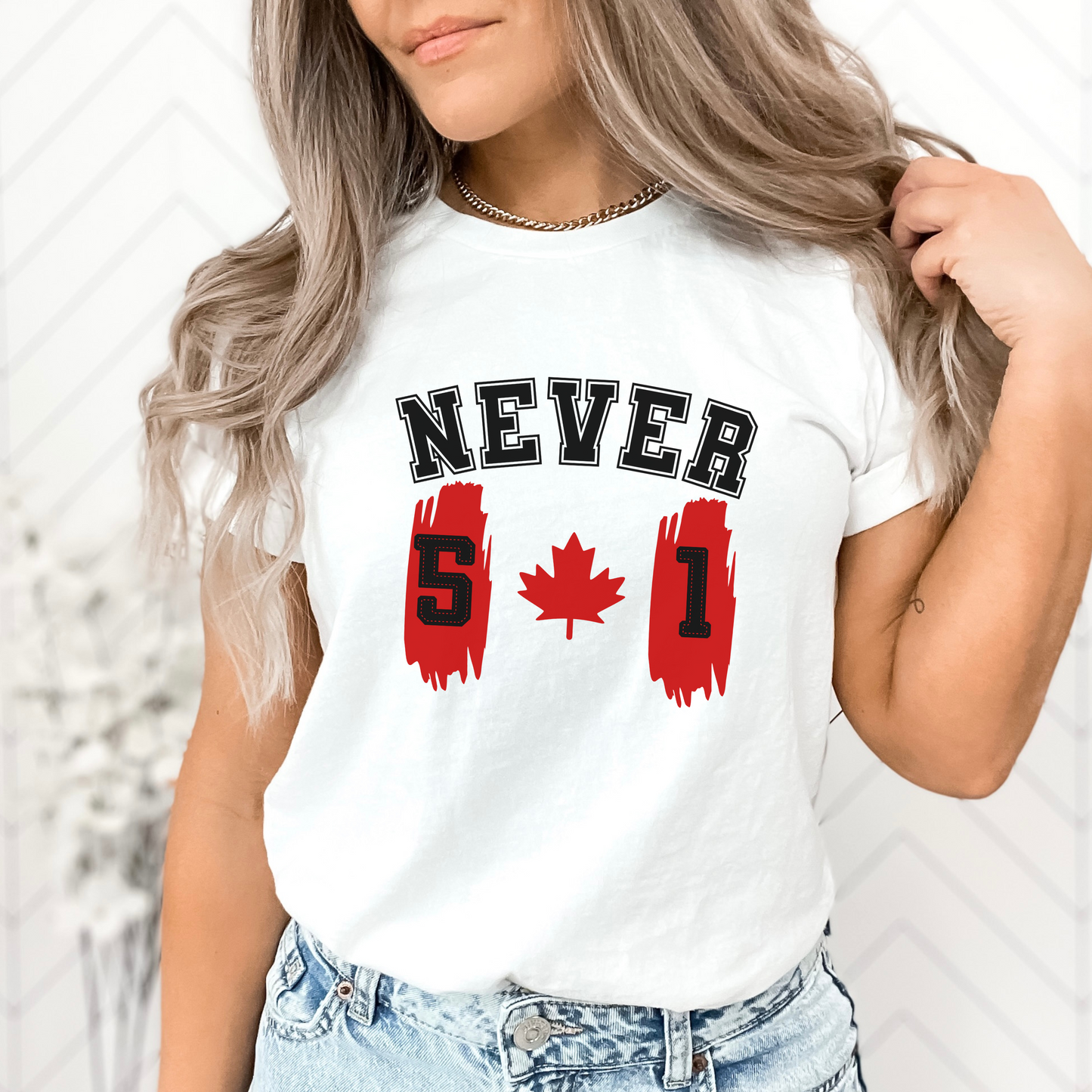 Proud Canadian NEVER 51 Unisex T-shirt