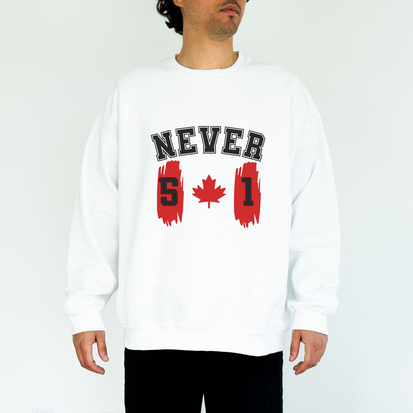 Proud Canadian NEVER 51 Unisex Sweatshirt