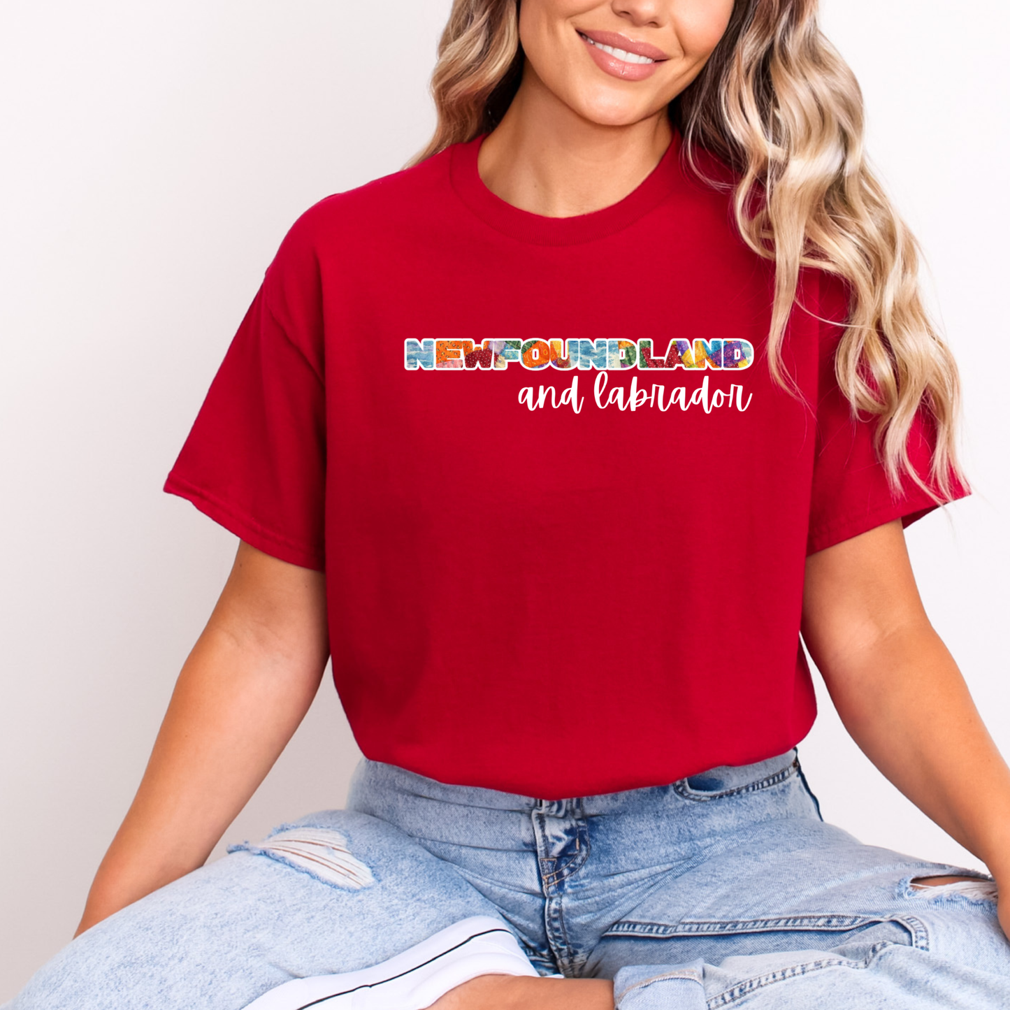 Patchwork Newfoundland & Labrador T-shirts