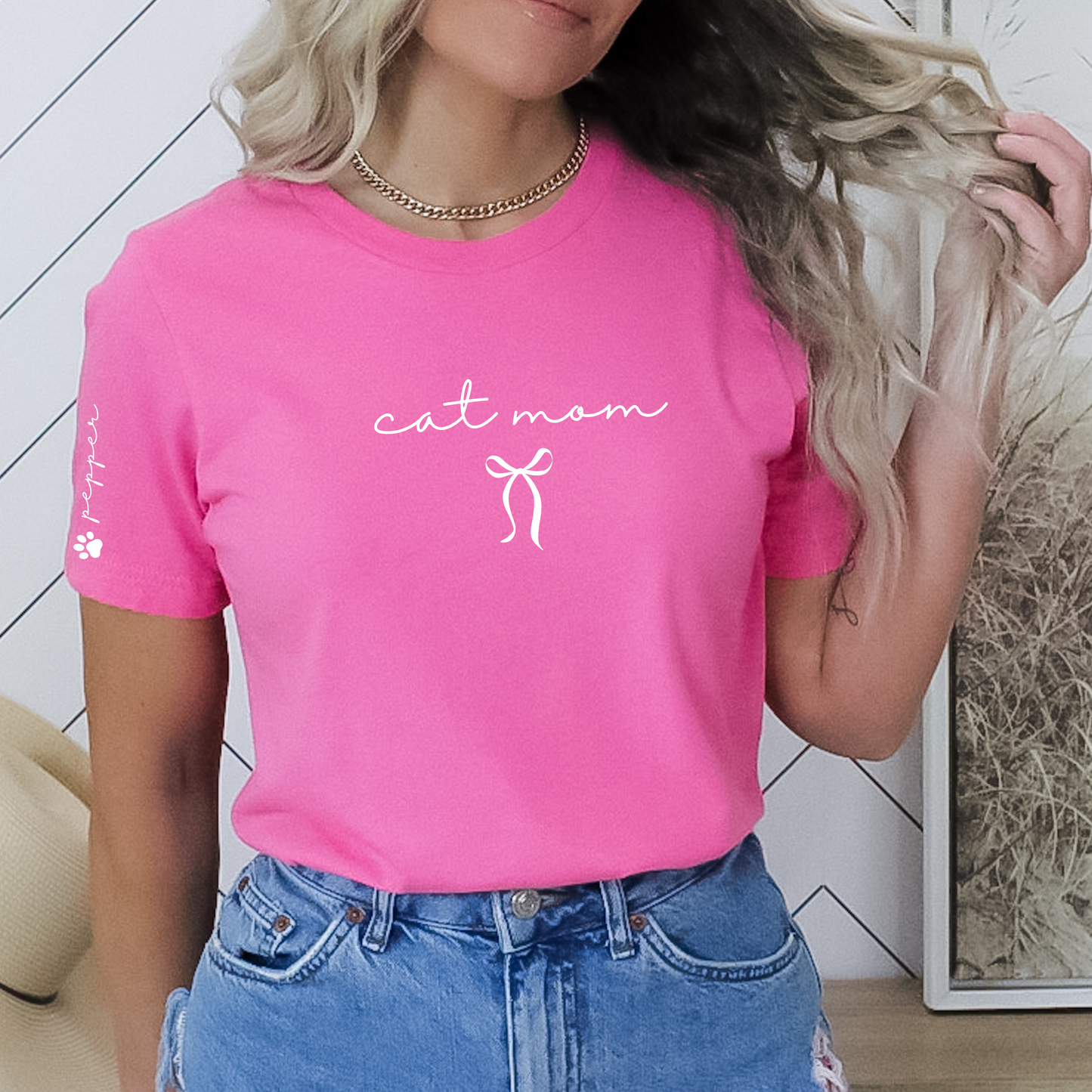 Cat Mom or Dog Mom T-shirts