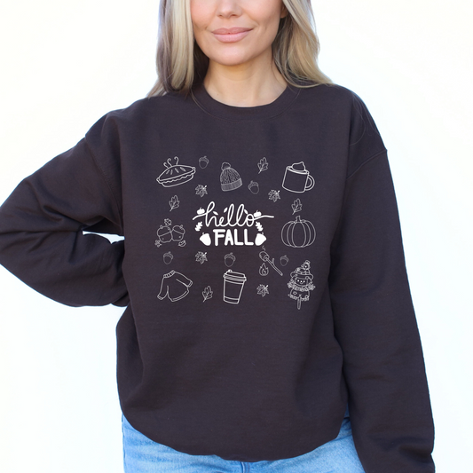 NEW HELLO FALL Crewneck Sweatshirt