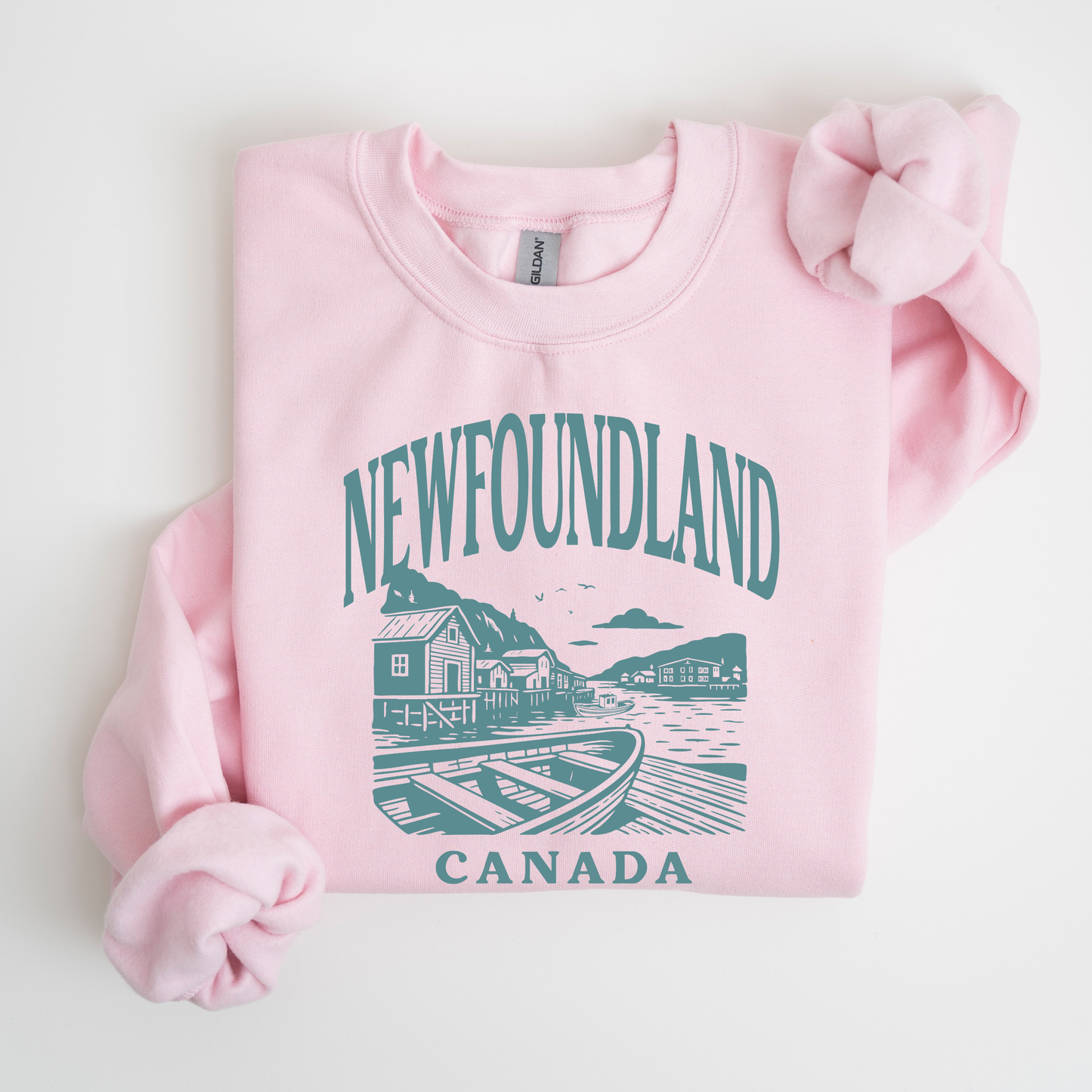 Newfoundland Harbour Crewneck Sweatshirts