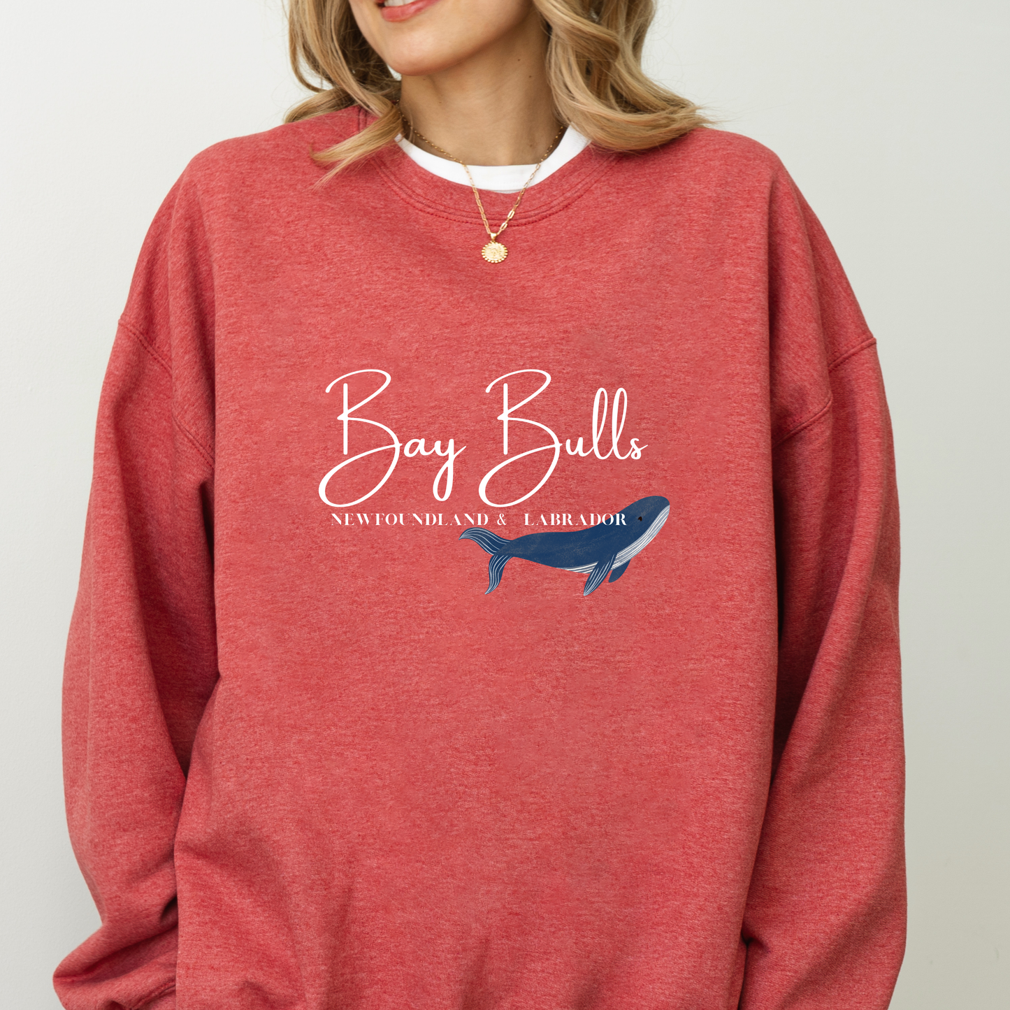 Custom "Your Town/City" Crewneck Sweatshirts - Map, Puffin, Iceberg, Anchor & Whale