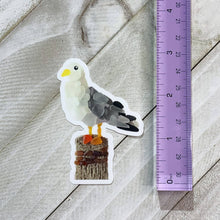 Load image into Gallery viewer, Waterproof Sticker, Sea Glass Seagull, Vinyl Sticker