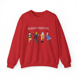 Right Festive Mummers Sweater/Crewneck