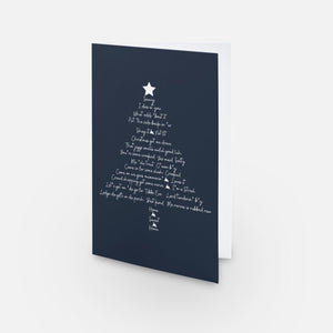 Newfoundland Sayings Tree Christmas Card