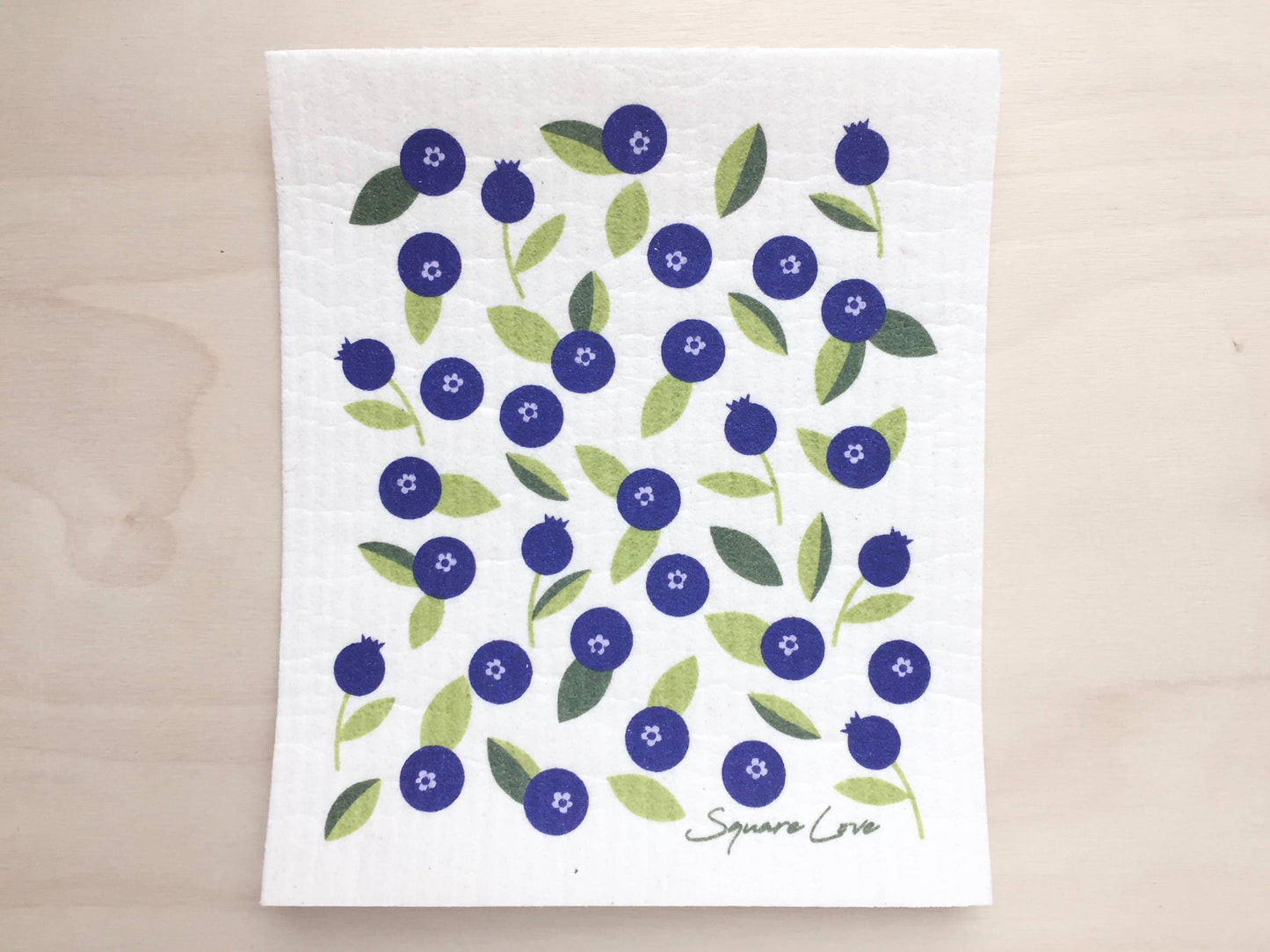 Blueberry Swedish Dishcloth BIODEGRADABLE & COMPOSTABLE