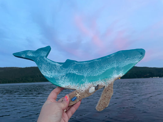 Whale Beach Resin Wall Decor