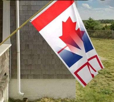Newfoundland/Canada Flag Combo 27”x 54”