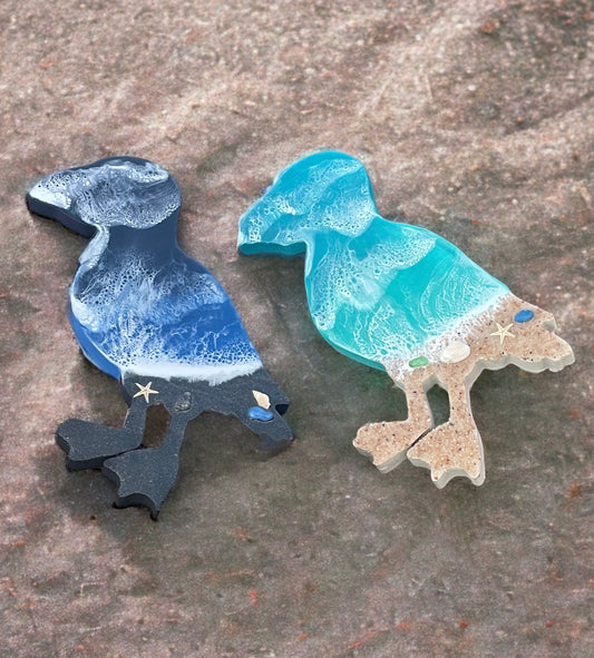 Puffin Beach Resin Wall Decor